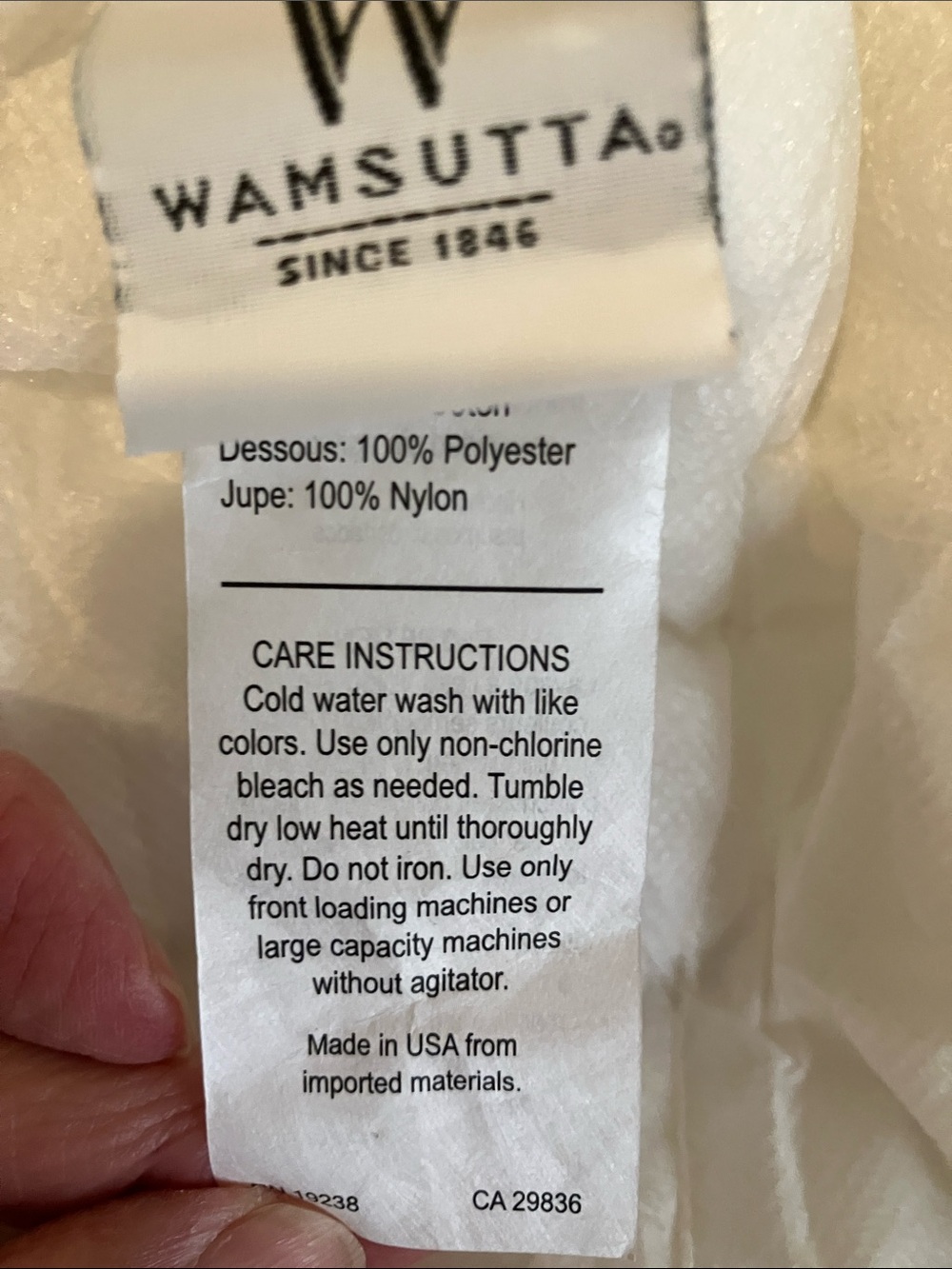 Wamsutta NWOT Full Mattress Pad